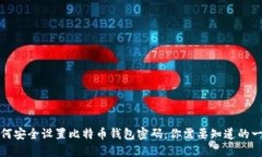 如何安全设置比特币钱包